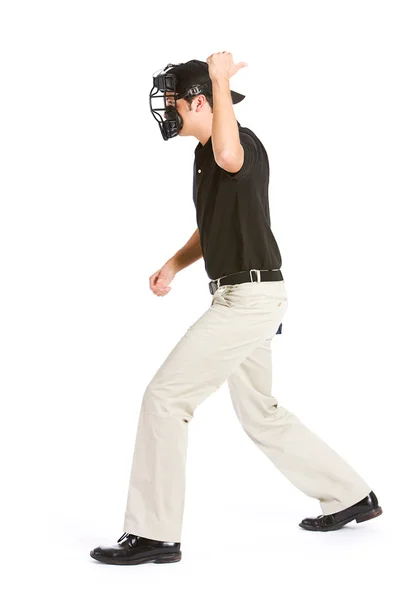 Baseball: Player is Called Out By Umpire Royalty Free Stock Photos
