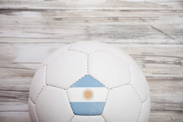 Soccer : Argentine Fond de ballon de football pour International Compe — Photo