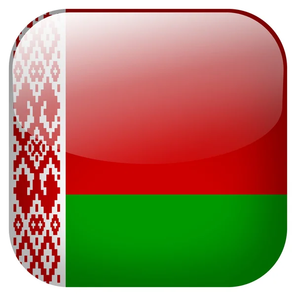 Belarus flag button — Stock Photo, Image