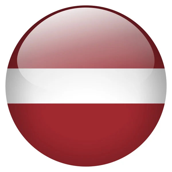 ラトビアの旗ボタン — ストック写真