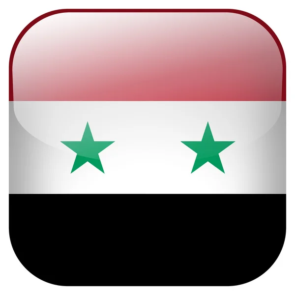 Tasto bandiera syria — Foto Stock