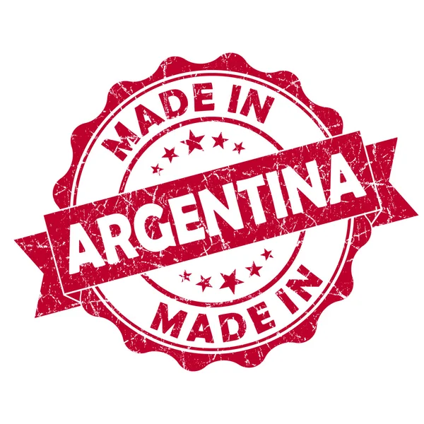 Hecho en sello argentino — Foto de Stock