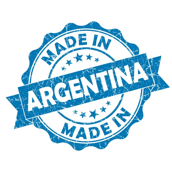 Made in argentina stamp — Stock Photo, Image