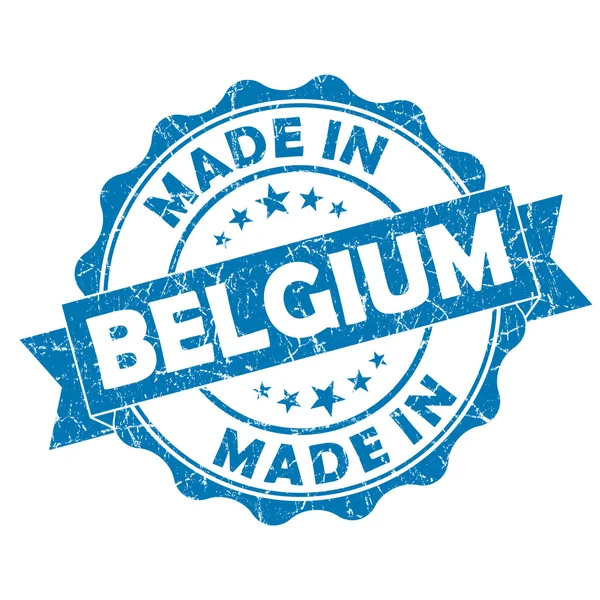 Gemaakt in belgium stempel — Stockfoto