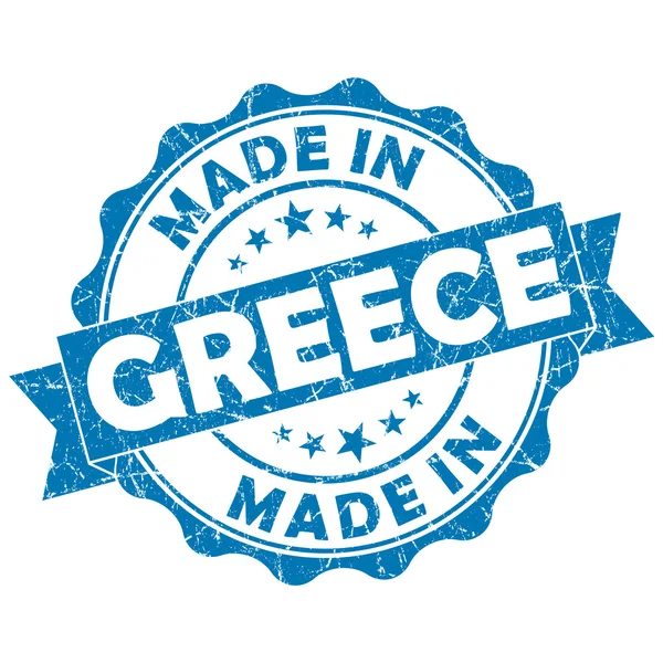 Made in greece stamp — Stock Photo, Image