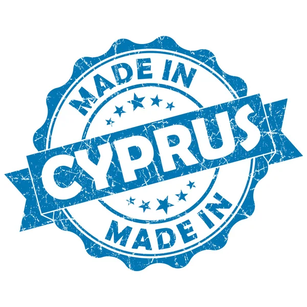 Wykonane na znaczku cypryjskim — Zdjęcie stockowe