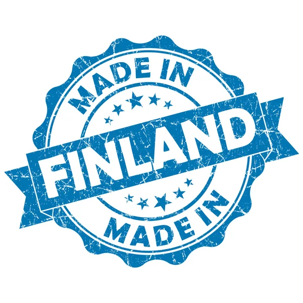 Hergestellt in Finnland Briefmarke — Stockfoto