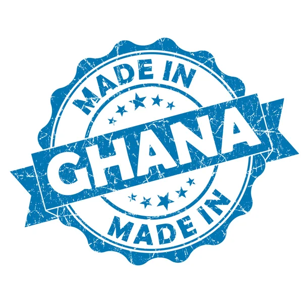 Gemaakt in ghana stempel — Stockfoto