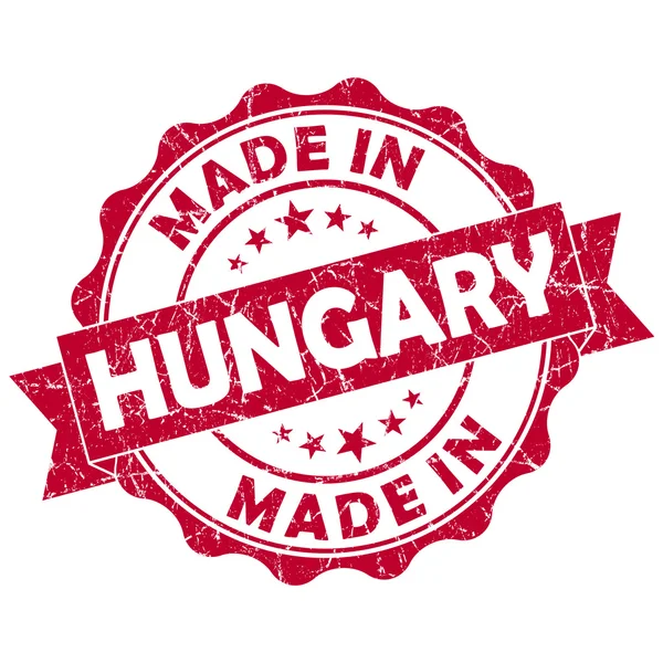 Fabricado en sello húngaro — Foto de Stock