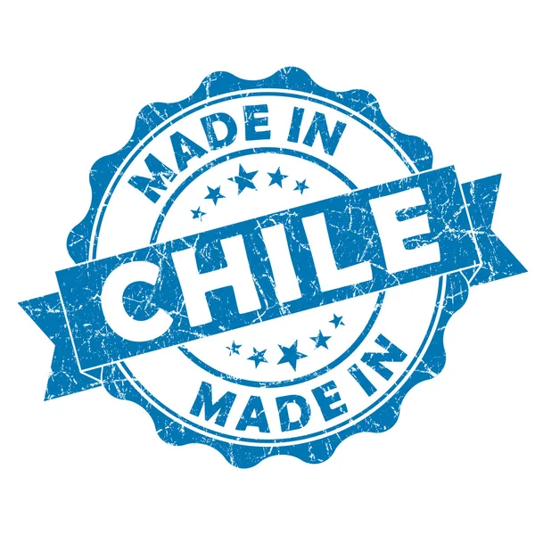 Hecho en sello de chile —  Fotos de Stock