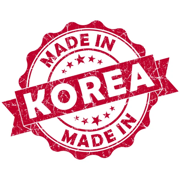 Made in korea stamp — Stock Photo, Image