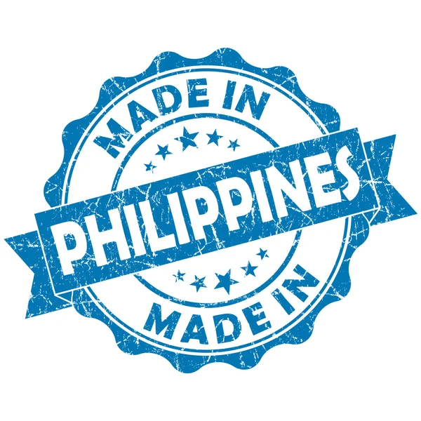 Fabriqué en philippines timbre — Photo