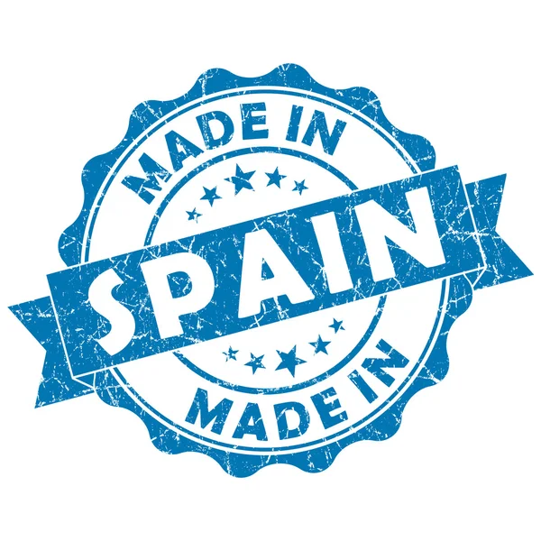 Made in spain stamp — Stock Photo, Image