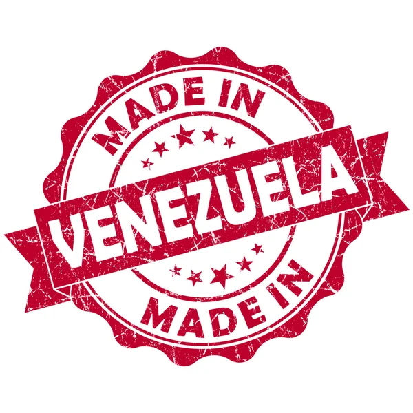Hergestellt in venezuela Marke — Stockfoto