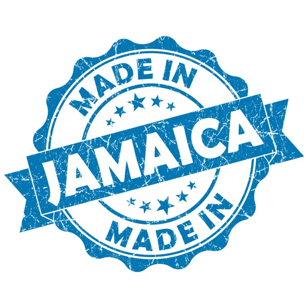 Lavet i jamaica stempel - Stock-foto