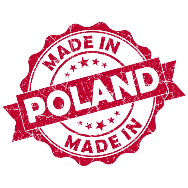 Polonya damga yapılmış — Stok fotoğraf