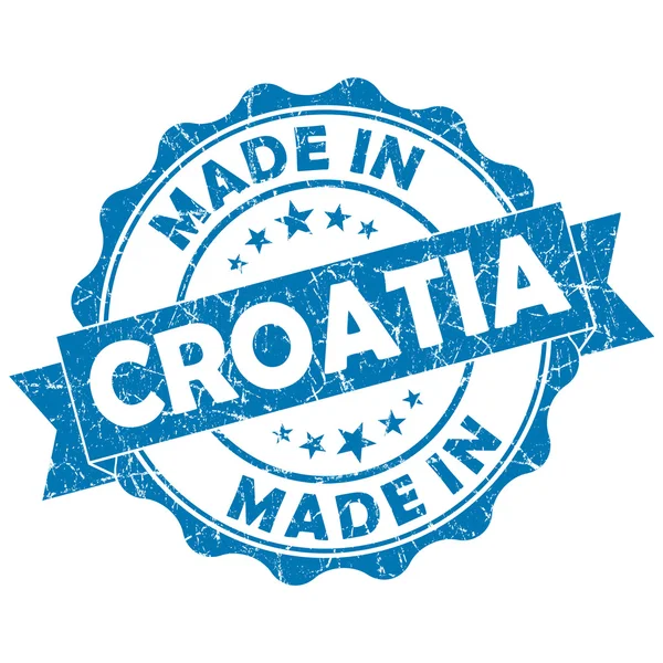 Made in croatia stamp — Stock Photo, Image