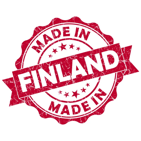 Gemaakt in finland stempel — Stockfoto