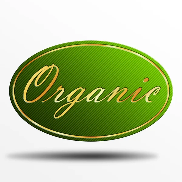 Органическая этикетка — стоковое фото