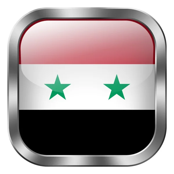 Tasto bandiera syria — Foto Stock