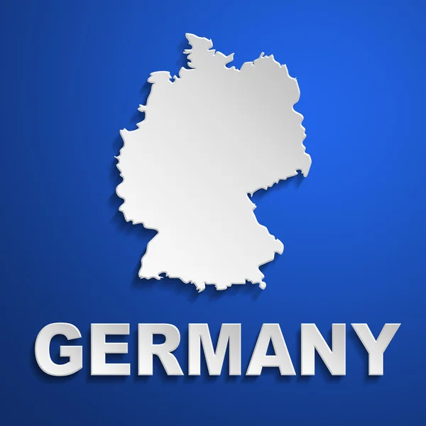 Deutschland-Plakat — Stockfoto