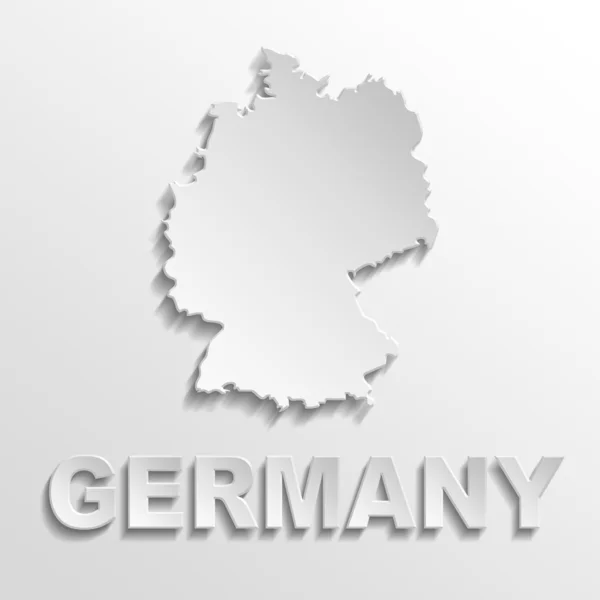 Deutschland-Plakat — Stockfoto