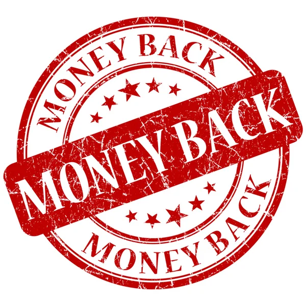 Money back stamp — Stock Photo, Image