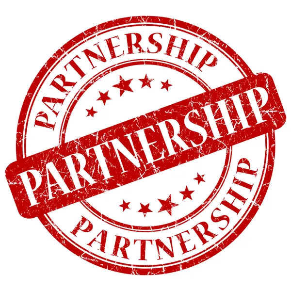 Timbro di partenariato — Foto Stock