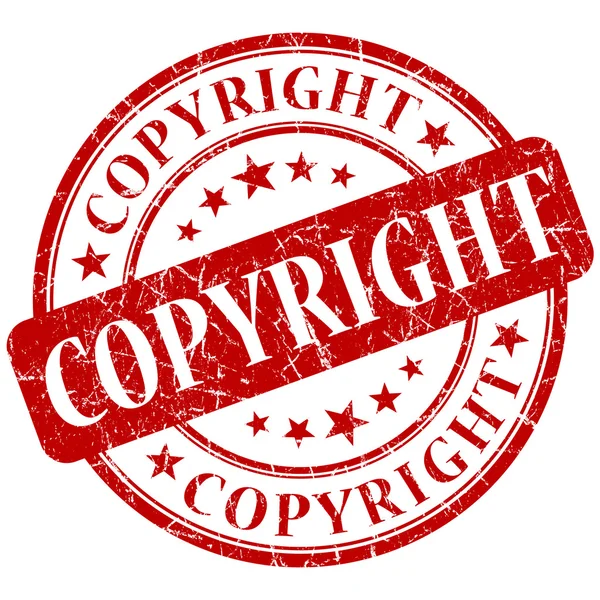 Pieczęć praw autorskich — Zdjęcie stockowe