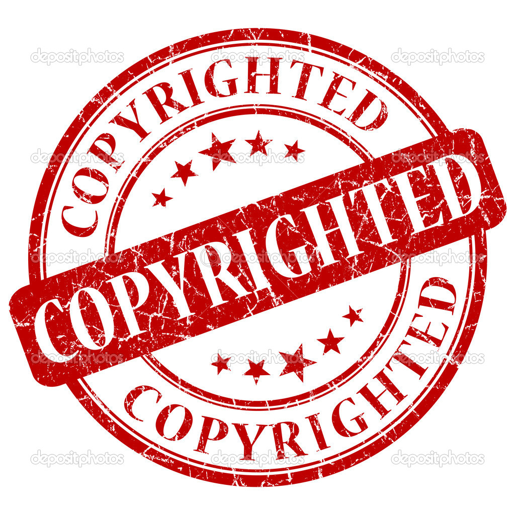 copyrighted stamp | 图库照片 08 aquir014b #25849719