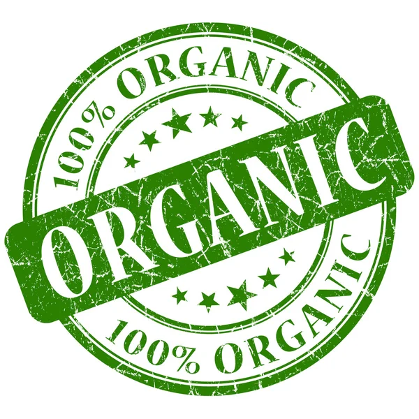 Organic stamp — Stock Photo, Image