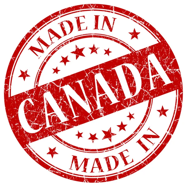 Made in canada stamp — Stock Photo, Image