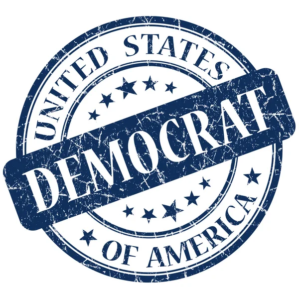 Democrat stamp — Stock Photo, Image