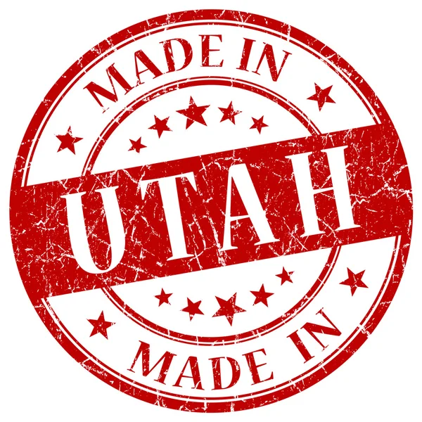 Gemaakt in utah stempel — Stockfoto