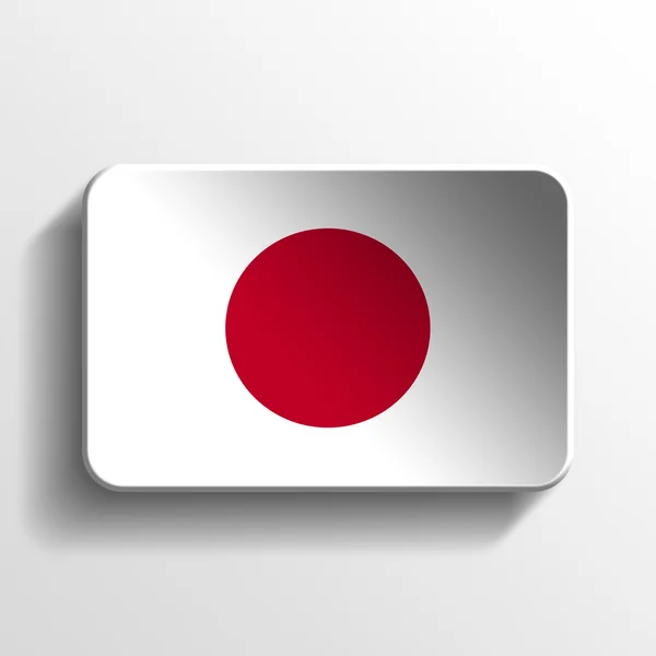 Japan 3d knop — Stockfoto