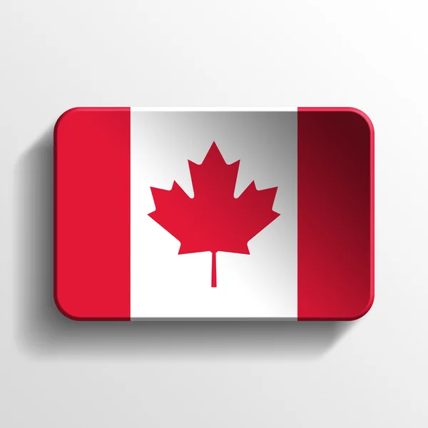 Canada 3d button — Stock Photo, Image