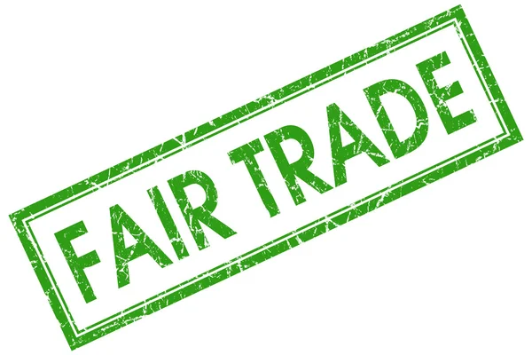 Známka Fairtrade — Stock fotografie