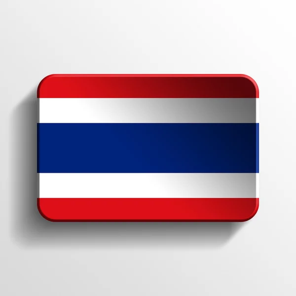 Tailandia botón 3d —  Fotos de Stock