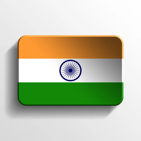 Індія 3d кнопки — стокове фото