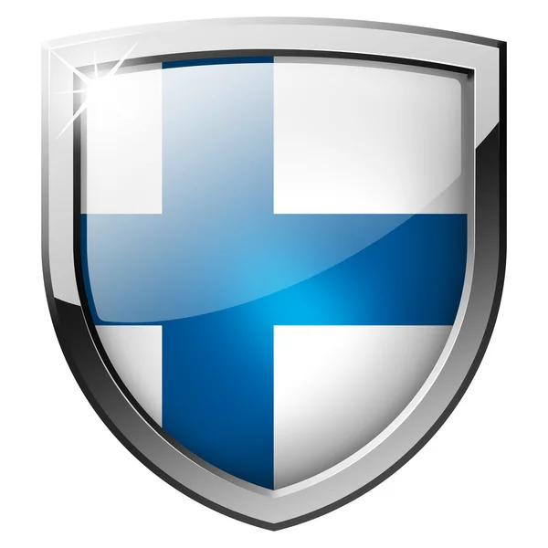 Finlandia escudo — Foto de Stock