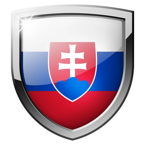 Slovakien sköld — Stockfoto