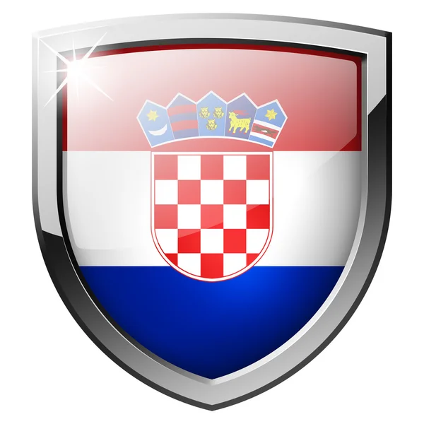 Croatia shield — Stock Photo, Image