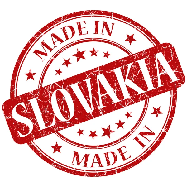 Made in slovakia stamp — Stock Photo, Image