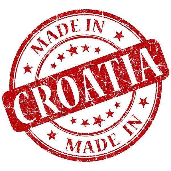Fabricado en sello croata —  Fotos de Stock