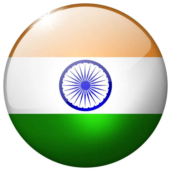 Індія, круглі кнопки скла — стокове фото