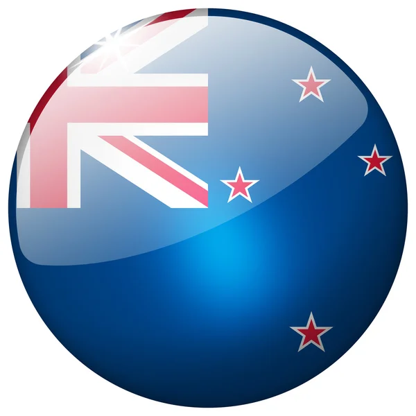 ニュージーランド ラウンド ガラス ボタン — ストック写真