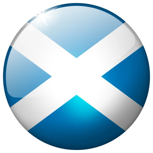 Scotland Round Glass Button — Stock Photo, Image