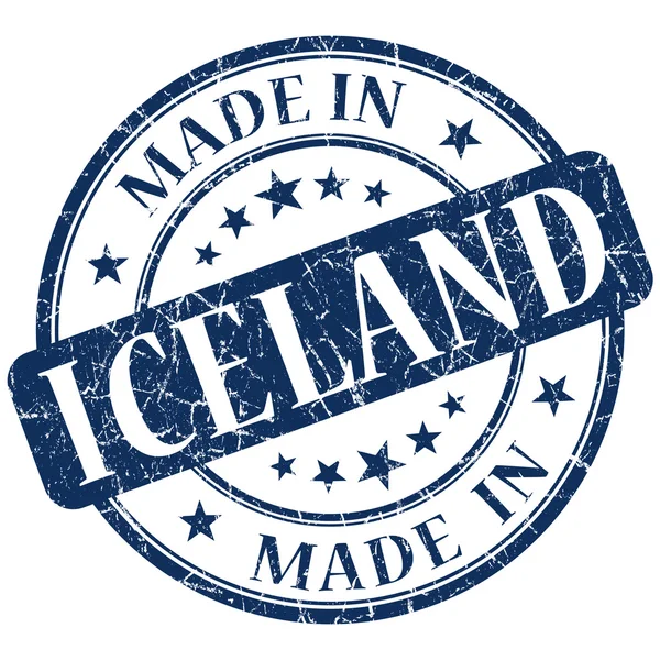 Realizzato in timbro iceland — Foto Stock