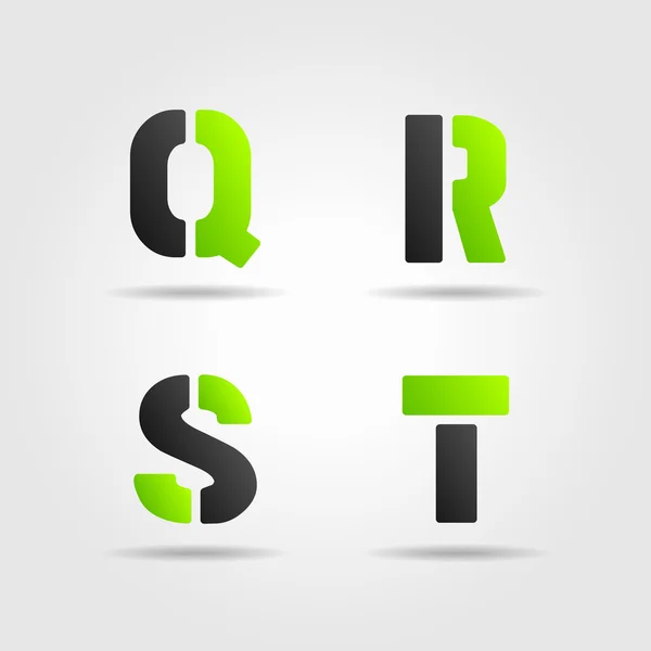 Qrst grön — Stock vektor