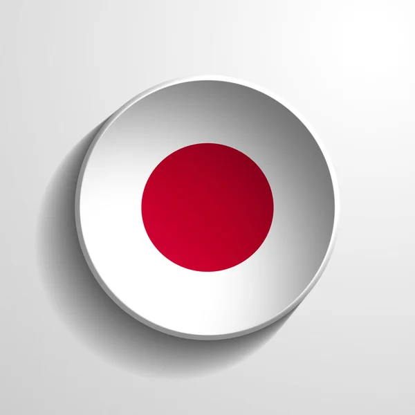 Japon bouton rond 3d — Photo